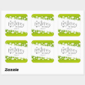 詩篇23:3彼は私の魂の聖書の聖句を回復する スクエアシール (シート)