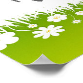 詩篇23:3彼は私の魂の聖書の聖句を回復する ポスター (角)