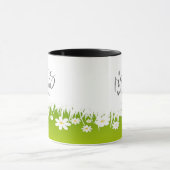 詩篇23:3彼は私の魂の聖書の聖句を回復する マグカップ (中央)