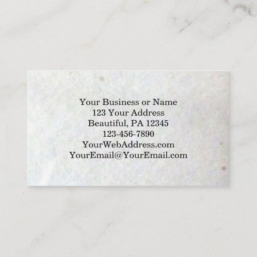 詩篇23:3彼は私の魂を回復し、聖書の聖句フローラ 名刺 (裏面)