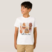 詩篇23:4信仰は恐れに勝つ 秋のTシャツ Tシャツ (正面フル)