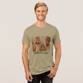 詩篇23:4信仰は恐怖に勝る　秋のTシャツ トライブレンドＴシャツ (正面全面)