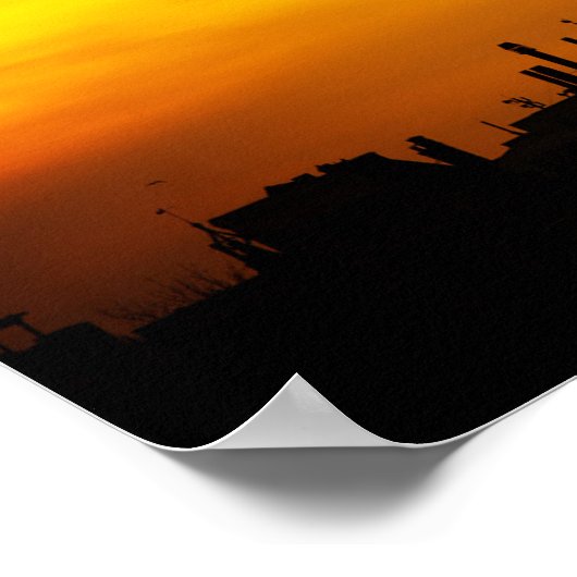 詩篇23:4教会 ポスター (角)