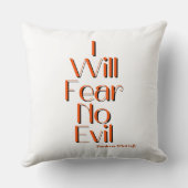 詩篇23:4聖書の聖句引用文 クッション (裏面)