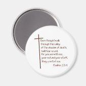 詩篇23:4 マグネット (正面/裏面)