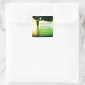 詩篇23:5あなたは私の頭に油を塗った スクエアシール (バッグ)