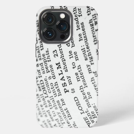 詩篇23 iPhoneケース (裏面)