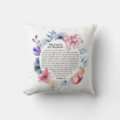 詩篇23 NKJV主はわたしの羊飼いだ クッション (正面)