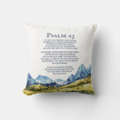 詩篇23 NKJV主はわたしの羊飼いだ クッション (正面)