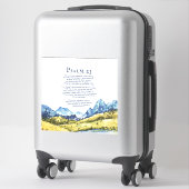 詩篇23 NKJV主はわたしの羊飼いだ シール (スーツケース)