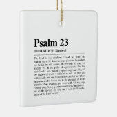 詩篇23 NKJV主はわたしの羊飼いだ セラミックオーナメント (右)