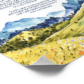 詩篇23 NKJV主はわたしの羊飼いだ ポスター (角)