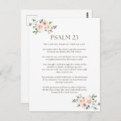 詩篇23 NKJV主はわたしの羊飼いだ ポストカード (正面/裏面)
