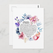 詩篇23 NKJV主はわたしの羊飼いだ ポストカード (正面/裏面)