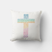 詩篇23 NKJV 主は私の羊飼い クッション (正面)