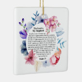 詩篇23 NKJV 主は私の羊飼い セラミックオーナメント (右)