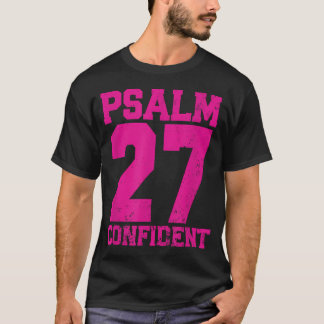 詩篇27編 自信に満ちたクリスチャン Tシャツ