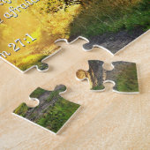 詩篇27:1からの聖書の節を慰める ジグソーパズル (側面)