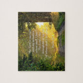 詩篇27:1からの聖書の節を慰める ジグソーパズル (縦)