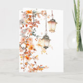 詩篇27:1主は私の光と救いの聖書である カード (裏面)