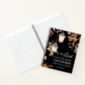 詩篇27:1主は私の光と救いの聖書である ノートブック (内部)