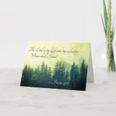 詩篇27:1主は私の光と私の救いである。 カード (正面)