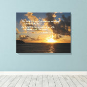 詩篇27 1主は私の光 キャンバスプリント (インサイチュ (ウッドフロア))