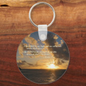 詩篇27 1主は私の光 キーホルダー (正面)