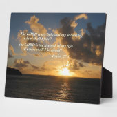 詩篇27 1主は私の光 フォトプラーク (側面)