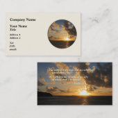 詩篇27 1主は私の光 名刺 (正面/裏面)