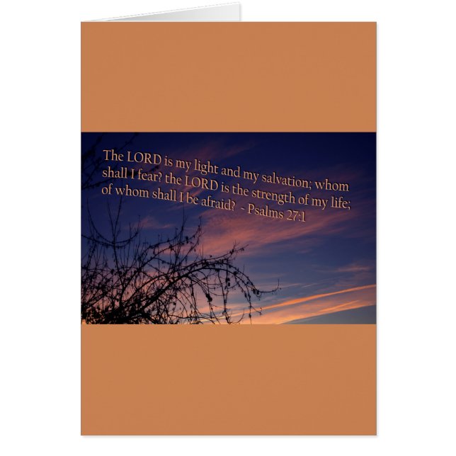 詩篇27:1夜明け (正面)