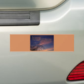 詩篇27:1夜明け バンパーステッカー (車上)