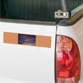 詩篇27:1夜明け バンパーステッカー (トラック上)