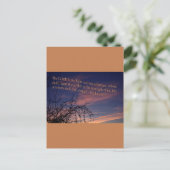 詩篇27:1夜明け ポストカード (スタンド正面)