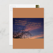 詩篇27:1夜明け ポストカード (正面/裏面)