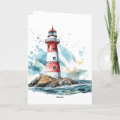 詩篇27:1聖書LORDは私の光と救いである カード (裏面)