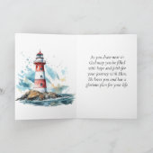 詩篇27:1聖書LORDは私の光と救いである カード (内部)