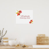 詩篇27:1誰が恐れるのか、壁の装飾 ポスター (キッチン)