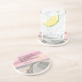 詩篇27:14主なる聖書の聖句の海を待つ コースター (側面)