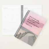 詩篇27:14主なる聖書の聖句の海を待つ プランナー手帳 (ディスプレー)