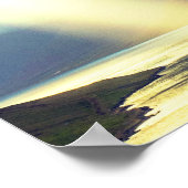 詩篇27:14 Wait on the LORD Bible Verse海 ポスター (角)