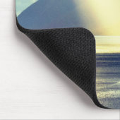 詩篇27:14 Wait on the LORD Bible Verse海 マウスパッド (コーナー)