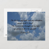 詩篇27:1 ポストカード (正面/裏面)