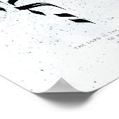 詩篇27,1、主は私の生活の拠点である ポスター (角)