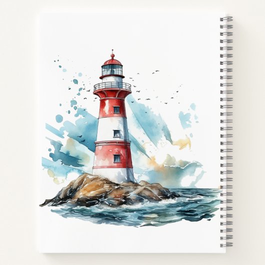 詩篇27:1 聖書 主は私の光、救い ノートブック (裏面)