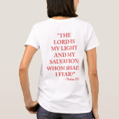 詩篇27:1 Tシャツ (裏面)