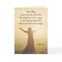 詩篇27:4主なる聖書の願い事