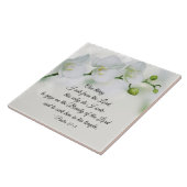 詩篇27:4私は主か頼ら、聖書の一つ タイル (側面)