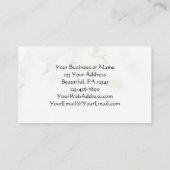 詩篇27:4私は主か頼ら、聖書の一つ 名刺 (裏面)