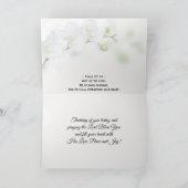 詩篇27:4 主に私が願うのはただひとつだ、聖書 カード (内部)